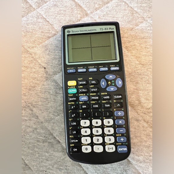 Texas Instruments TI-83 Plus Graphing Calculator Works Great New Batteries - Picture 5 of 8